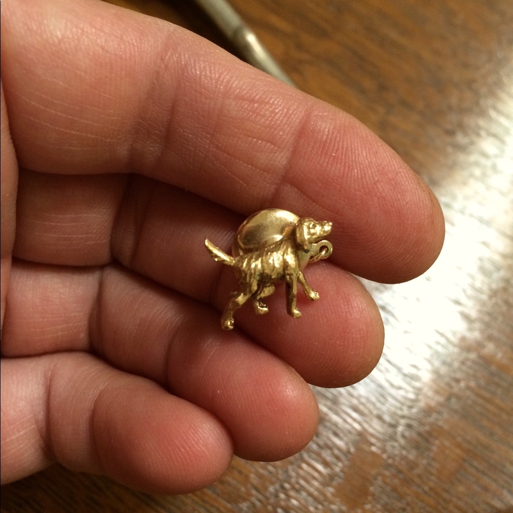 Dog tie pin